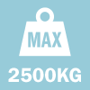Max Gate Weight: 2500KG, 
