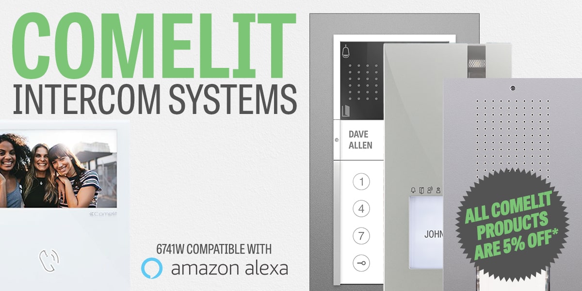 New Features Comelit Home Automation Range Plus 5 off all Comelit