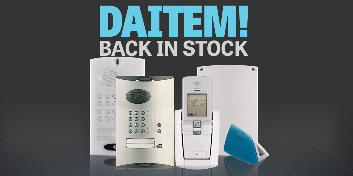 Datam Intercom System Product Return: Daitem Intercoms back in stock! - EasyGates Direct