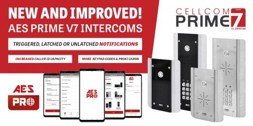 AES Cellcom Prime 7 Intercoms Now in Stock