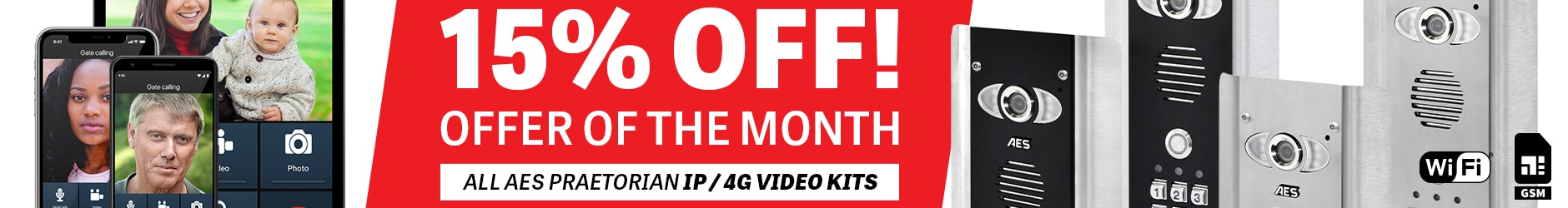 AES Praetorian Guard - 15% off IP / 4G Video Kits