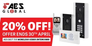 Read more about the article 20% off AES DECT 705 Wireless Video Intercom Kits