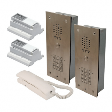 Videx VR120DK-1/2E Flush Vandal Resistant Two Entrance Audio Kit