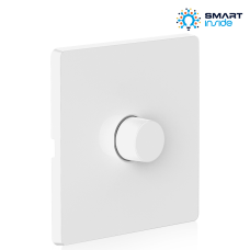 AOne Zigbee 220-240V 1 x 250W Rotary Dimmer on 1 Gang Plate
