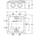 Fibox Adaptable Junction Box 110x110x49 Grey