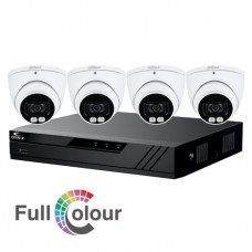 Eagle DVR Kit 8ch, 4x 5MP Colour-View HDCVI Turret 1TB -  White