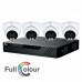 Eagle DVR Kit 8ch, 4x 5MP Colour-View HDCVI Turret 1TB -  White