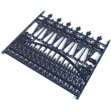 A Pair of Gilberton Cast Iron Driveway Gates 12ft wide x 5ft high