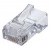 Ideal CAT5E FEED-THRU MOD PLUG 100PK