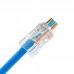 Ideal CAT5E FEED-THRU MOD PLUG 100PK