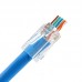 Ideal CAT6 FEED-THRU MOD PLUG 100 PK