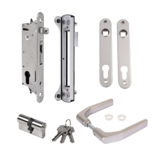 Locinox FIFTYSET-50S-BA Complete Insert Lock Set With Keep (Black)