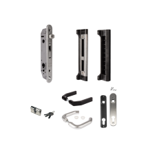 Locinox FORTYSET-40S-BA Complete Insert Lock Set With Keep (Black)