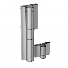 Locinox MAMMOTH180-2 Hydraulic 180° Gate Closer And Hinge (Silver)