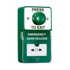 RGL DU-GB/PTE Green Press to exit Button with emergency release for access control