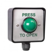 RGL WP-EBGBWC02/PTO Weatherproof Green Dome Press To Open Button