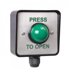 RGL WP-EBGBWC02/PTO Weatherproof Green Dome Press To Open Button