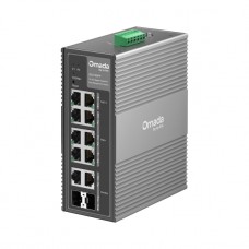 Omada 10-Port Gigabit Industrial Easy Managed Switch with 6-Port PoE+ and 2-Port PoE++