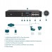 TP-Link VIGI 8 Channel PoE+ Network Video Recorder 16TB TP-Link VIGI 8 Channel PoE+ Network Video Recorder 16TB
