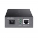TP-Link 10/100/1000 Mbps RJ45 to 1000 Mbps Single-mode SC WDM Bi-Directional Fiber Converter