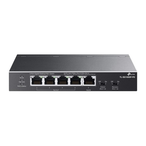 TP-Link Omada 5-Port Gigabit Desktop Switch with 4-Port PoE+ TP-Link Omada 5-Port Gigabit Desktop Switch with 4-Port PoE+