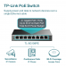 TP-Link 8-Port Gigabit Easy Smart Switch with 4-Port PoE+ TP-Link 8-Port Gigabit Easy Smart Switch with 4-Port PoE+