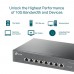 TP-Link TL-SX1008 8-Port 10G Multi-Gigabit Switch