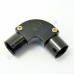 PVC 20mm Inspection Elbow (Black)