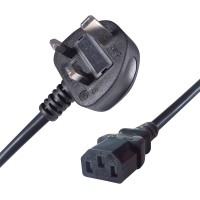 1M UK Mains Power Cable UK Plug to C13 1M UK Mains Power Cable UK Plug to C13