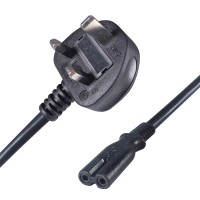 2M UK Mains Power Cable UK Plug to C7 Figure 8 2M UK Mains Power Cable UK Plug to C7 Figure 8