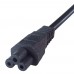 2M UK Mains Power Cable UK Plug to C5 Cloverleaf