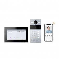 DNAKE IPK02 IP65 Surface Mounted IP Intercom Kit with 7-inch TFT LCD Indoor Monitor
