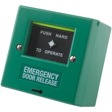 BG1G Emergency Door Release Call Point - Green (Resettable)