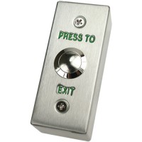 DRB-002NS Architrave Press To Exit Push Button (Surface) DRB-002NS Architrave Press To Exit Push Button (Surface)