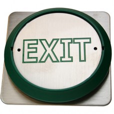 PBT-860-BS-G Exit Logo Push Button (Flush / Surface)