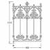 Eglington Collection Cast Iron Pedestrian Gate (800mm x 1210mm)