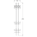 Stirling Collection Full Height Cast Iron Joining Panel (425mm x 2010mm)