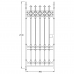 Stirling Collection 3 x 7ft Pedestrian Gate