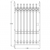 Stirling Collection 4 x 7ft Pedestrian Gate
