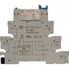 240V Slim DIN Rail Relay Module 6 Amp