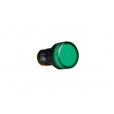 22mm Green LED Indicator 12 VDC Panel / Enclosure Mount PL22-12G