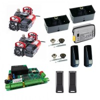 FAAC S800 ENC 230 CBAC Kit - 230v Double Underground Kit (Max Weight 800kg, 2.0m Max Per Leaf)