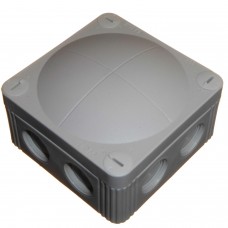 WISKA COMBI 308 LG IP66/IP67 Junction Box, 85 x 85 x 51mm, Light Grey