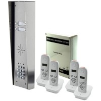 AES DECT 703-HSK4 Four Button Wireless Intercom With Keypad AES DECT 703-HSK4 Four Button Wireless Intercom With Keypad