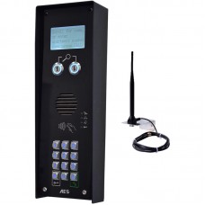 AES MultiCOM Classic 4G Multi Apartment Imperial Black Audio Intercom With Keypad and Proxy