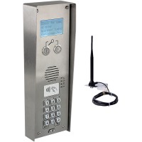 AES MultiCOM Classic 4G Multi Apartment Stainless Steel Audio Intercom With Keypad and Proxy AES MultiCOM Classic 4G Multi Apartment Stainless Steel Audio Intercom With Keypad and Proxy