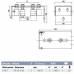 Rolling Center 2RGZ Guide Plate And 2 Guide Rollers To Be Fixed To Wall 37-106mm (Sold Individually)