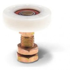 Rolling Center RNF40 40mm DIA Plain Nylon Wheel With Bearing (Sold Individually)