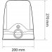 LiftMaster SLY524BK-EV Sliding Gate Opener Kit - myQ Compatible (24v, 8m, 500kg)