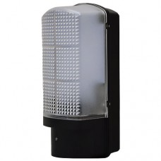 Meridian BH7LED/PC - 7W LED Bulkhead + Integrated Day / Night Photocell (Black Polycarbonate)